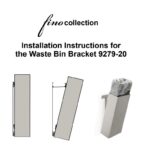 Bobrick B-9279-20 Bracket for Fino Waste Container B-9279