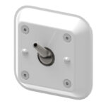 Bobrick B-9884  Surface-Mounted Auto-Release Clothes or Towel Hook, Ligature Resistant, White Powder-Coated