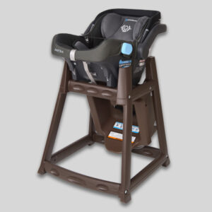 Koala Kare KB966-02  KidSitter High Chair and Infact Seat Cradle -Brown/Black - Image 2